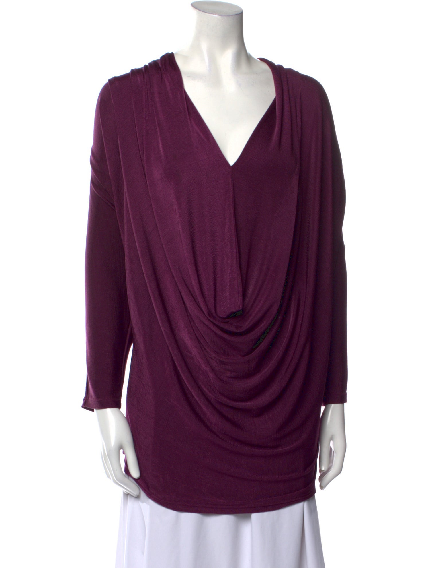 Alice + Olivia Cowl Neck Long Sleeve Tunic