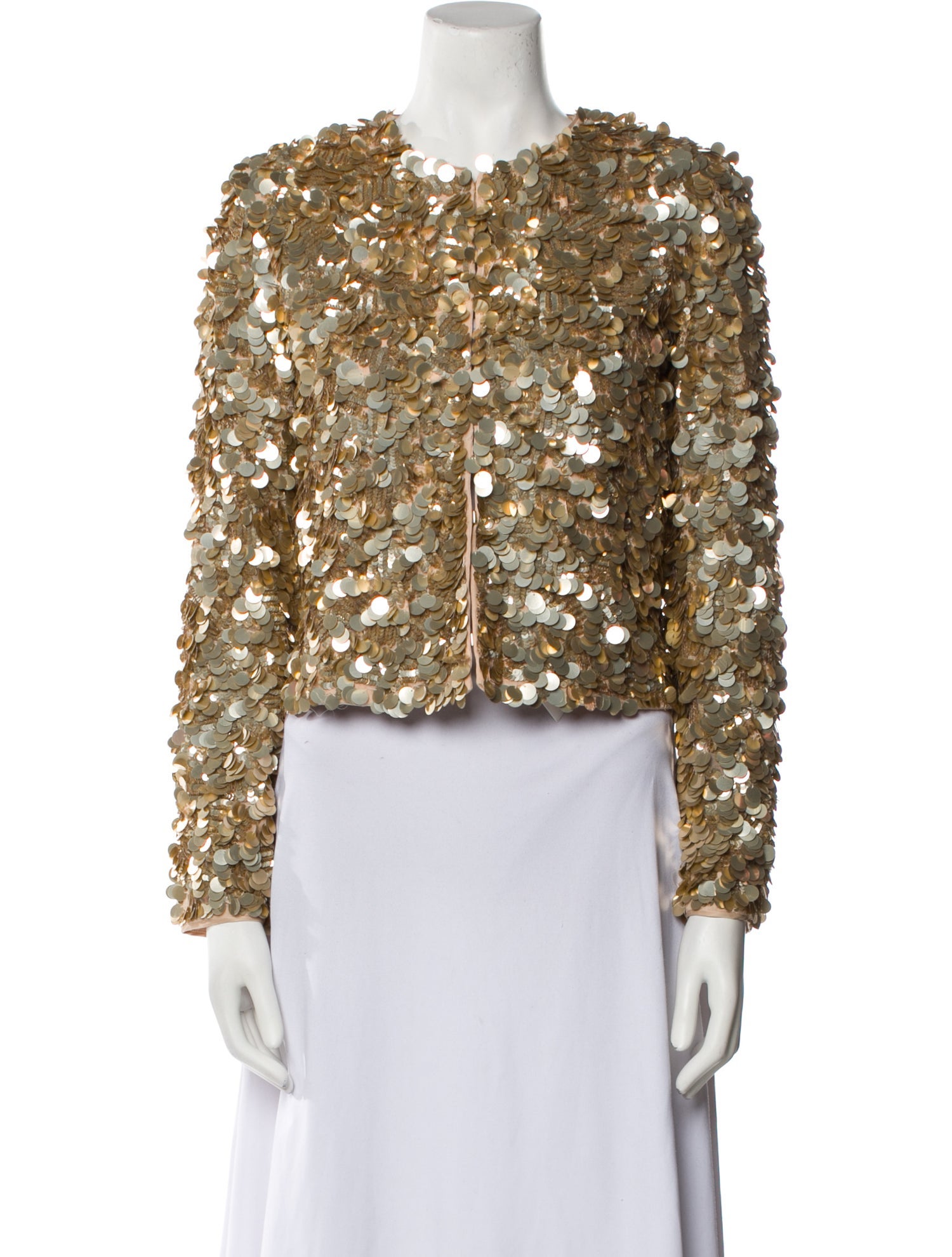 Alice + Olivia Silk Printed Evening Jacket