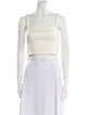 Alice + Olivia Square Neckline Sleeveless Crop Top