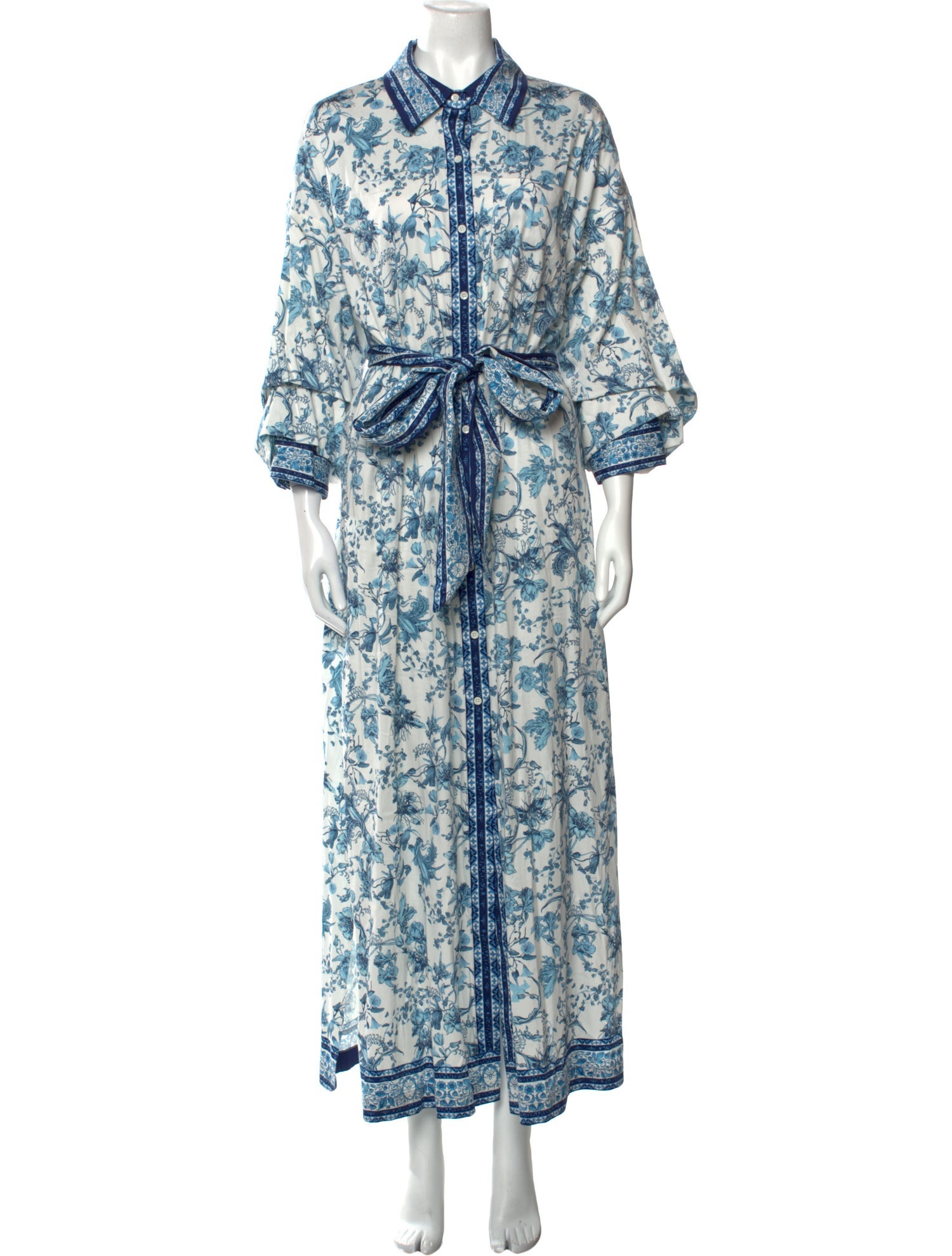 Alice + Olivia Floral Print Long Dress