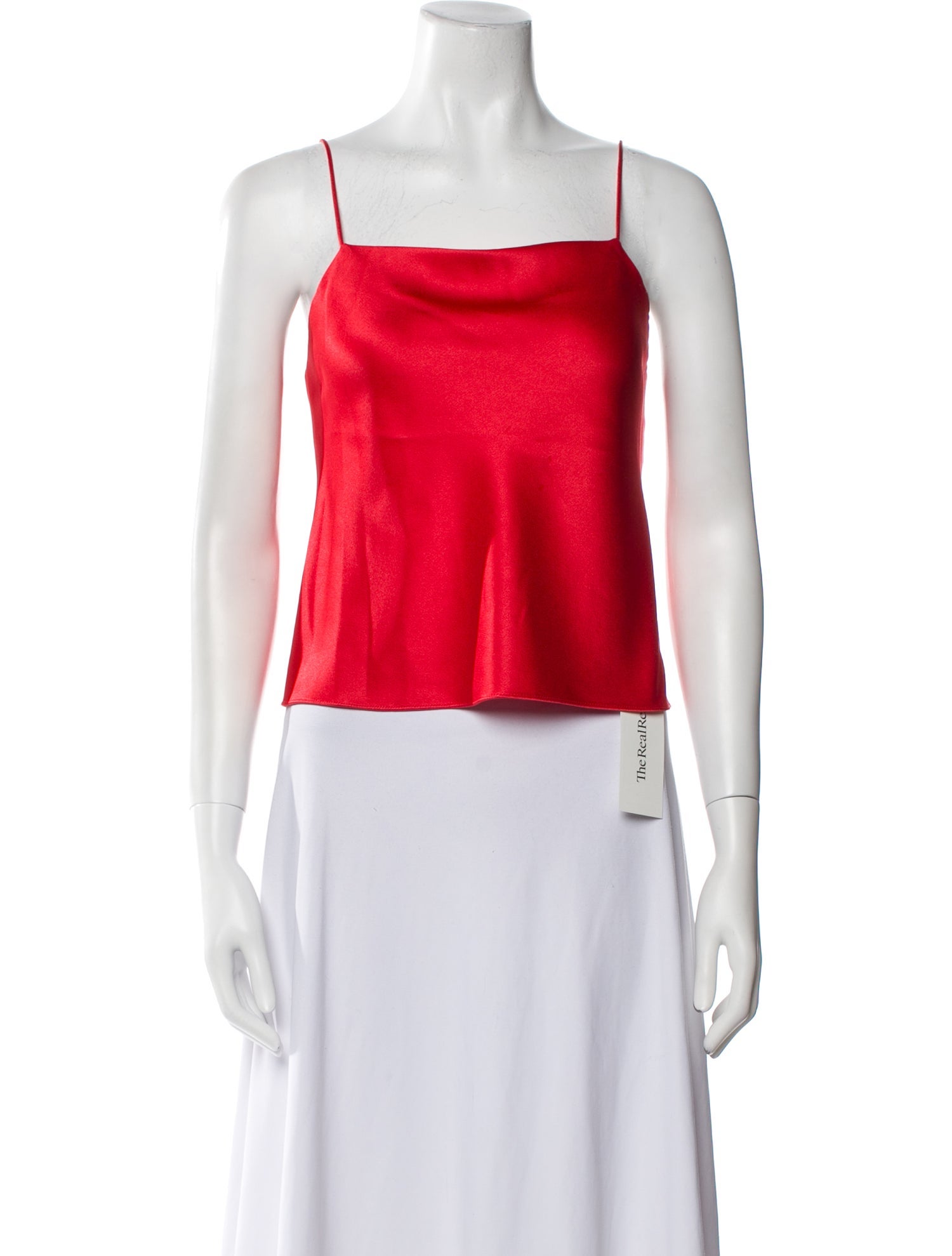 Alice + Olivia Square Neckline Sleeveless Crop Top