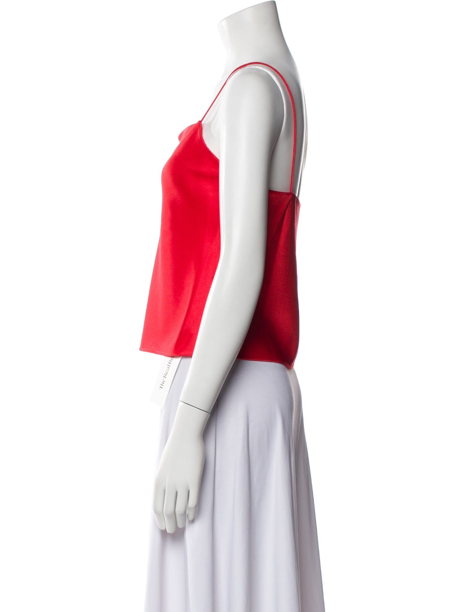 Alice + Olivia Square Neckline Sleeveless Crop Top