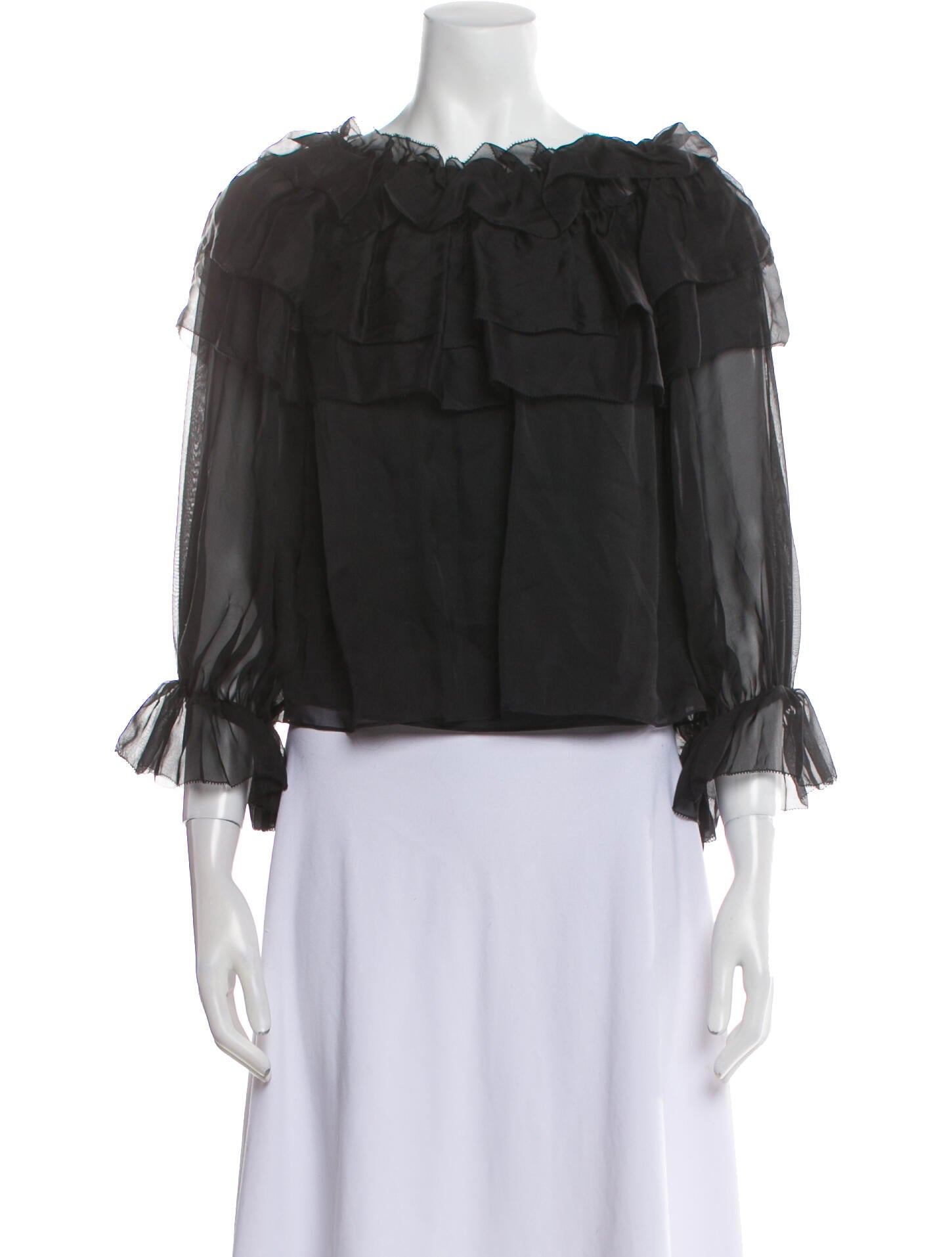 Alice + Olivia Silk Mini Skirt