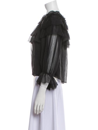 Alice + Olivia Silk Mini Skirt