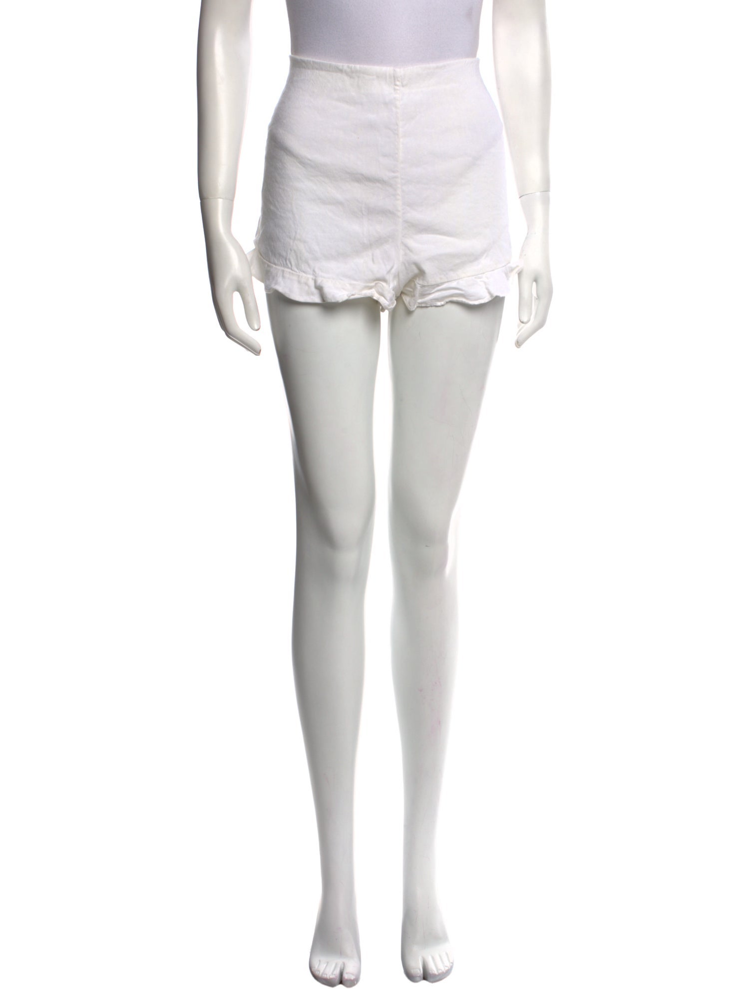 Alice + Olivia Linen Mini Shorts