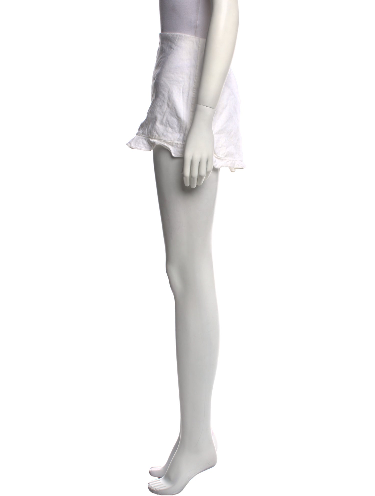 Alice + Olivia Linen Mini Shorts