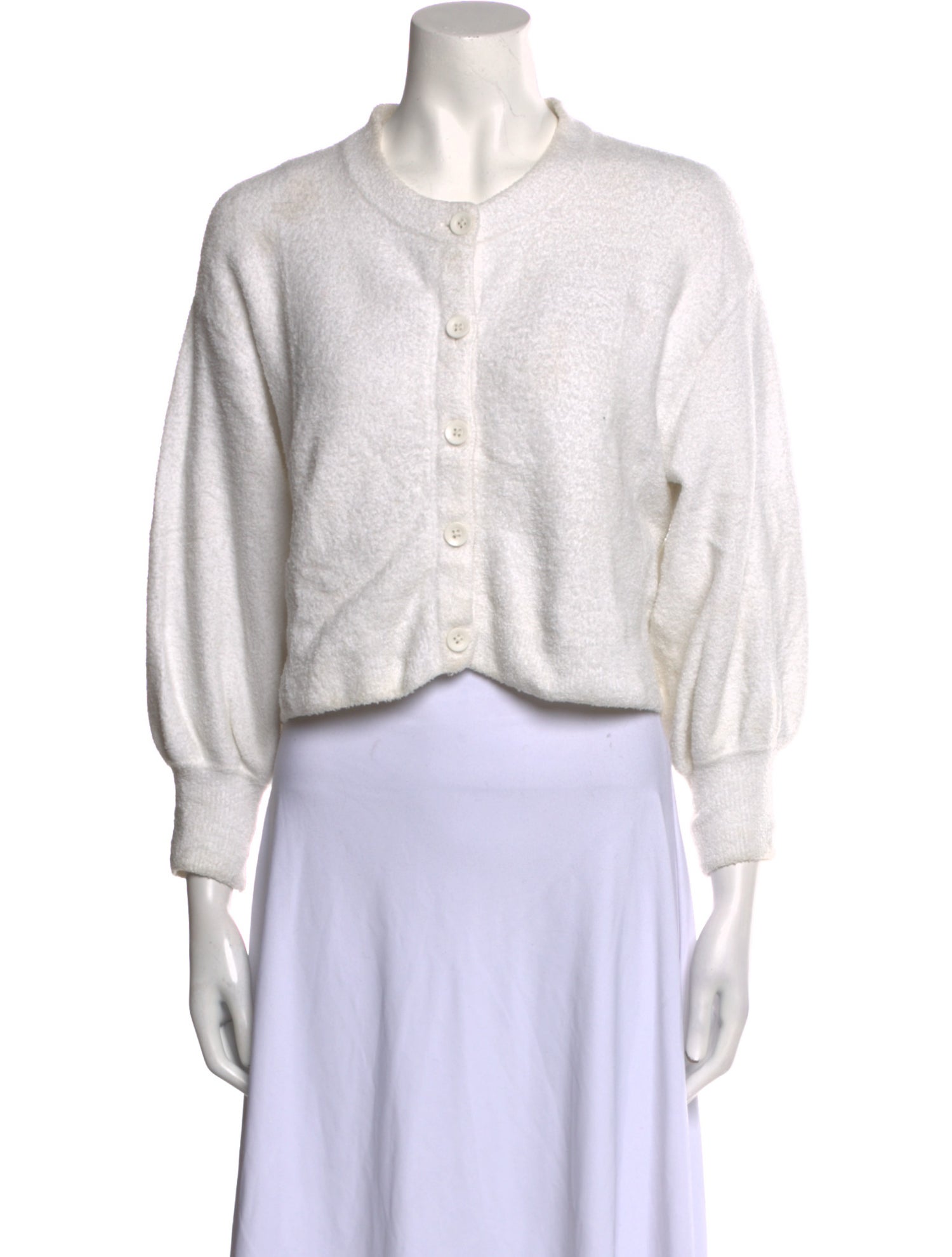 Alice + Olivia Nylon Crew Neck Sweater
