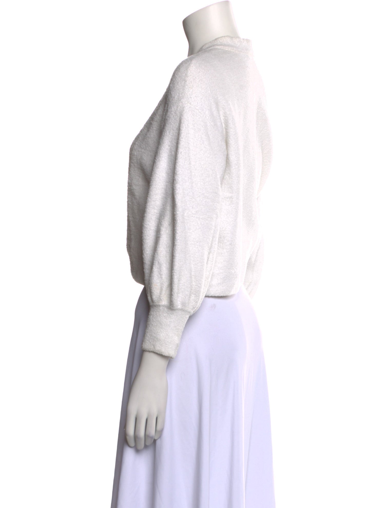 Alice + Olivia Nylon Crew Neck Sweater