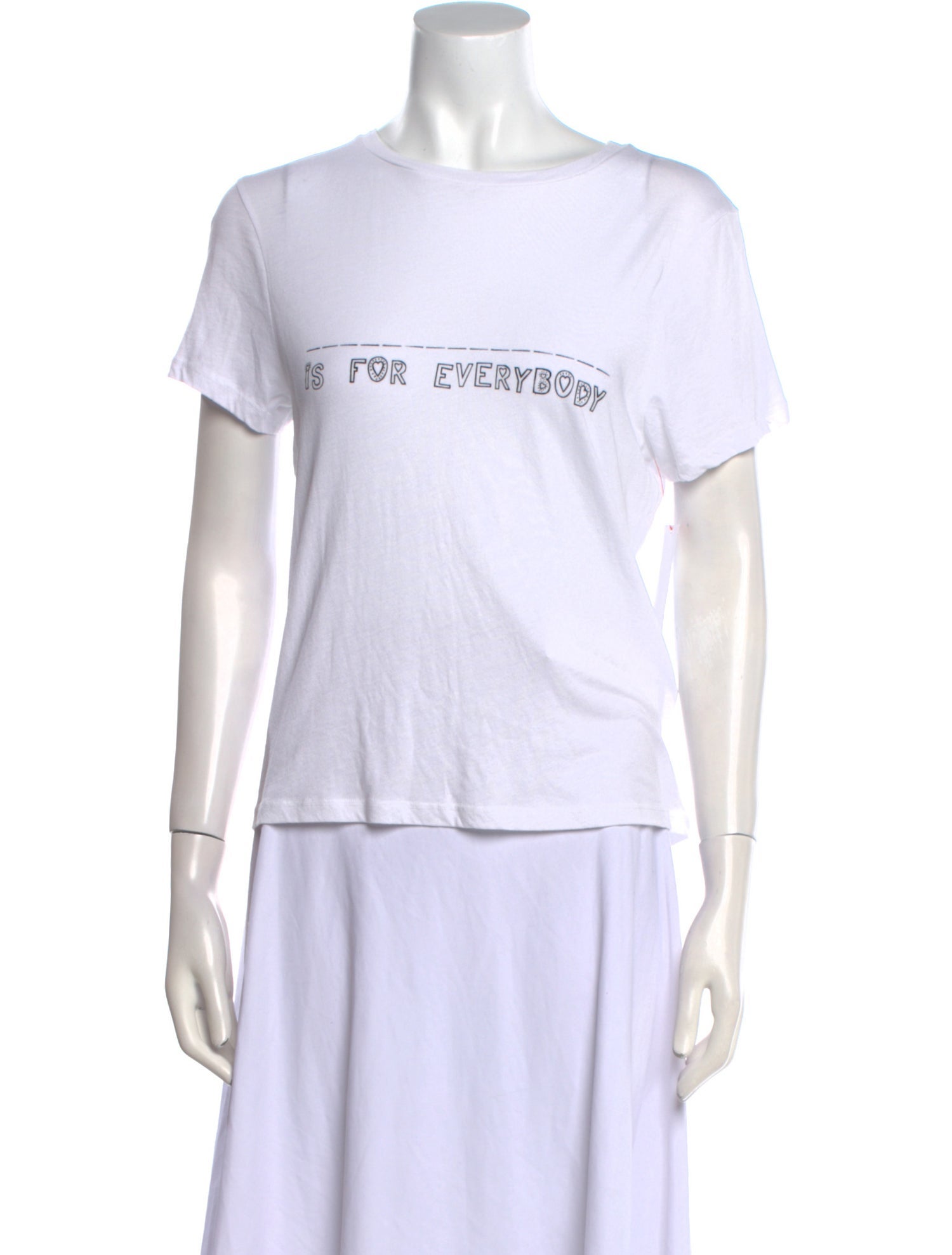 Alice + Olivia Graphic Print Crew Neck T-Shirt