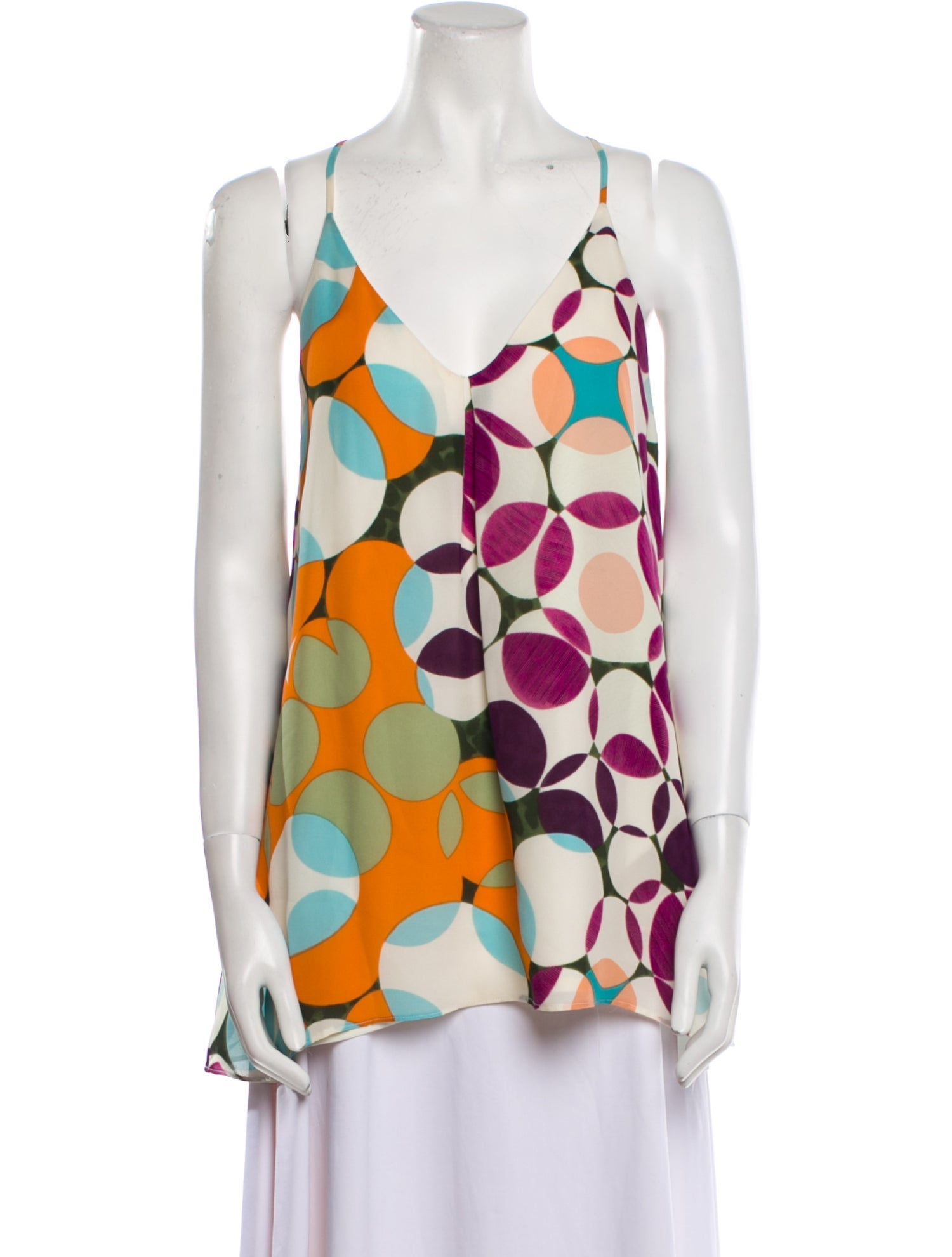 Alice + Olivia Silk Printed Top