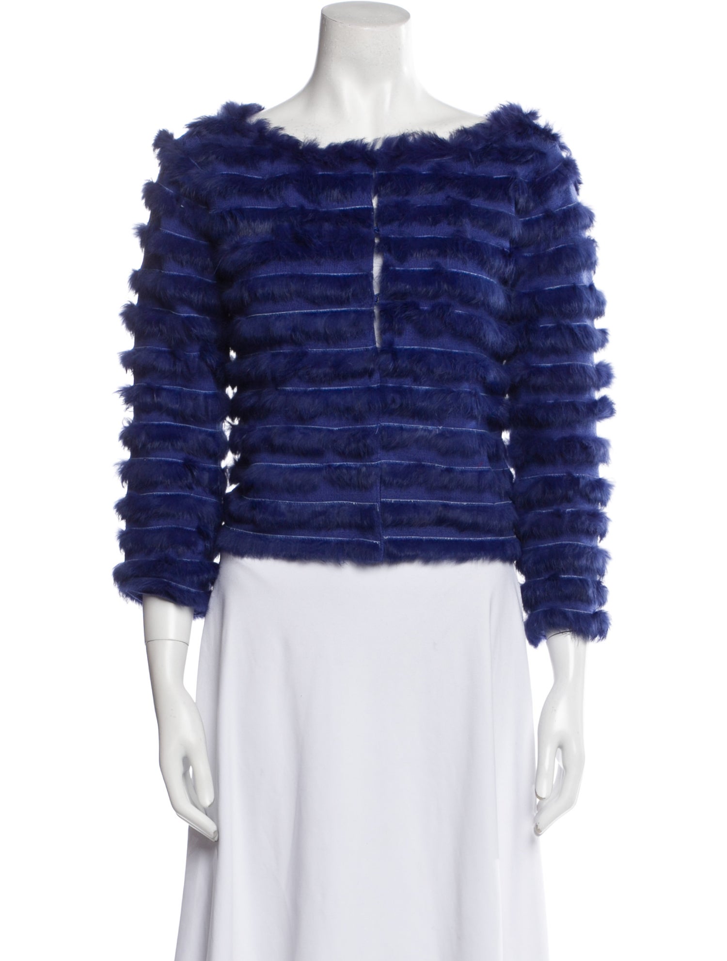 Alice + Olivia Wool Fur Jacket