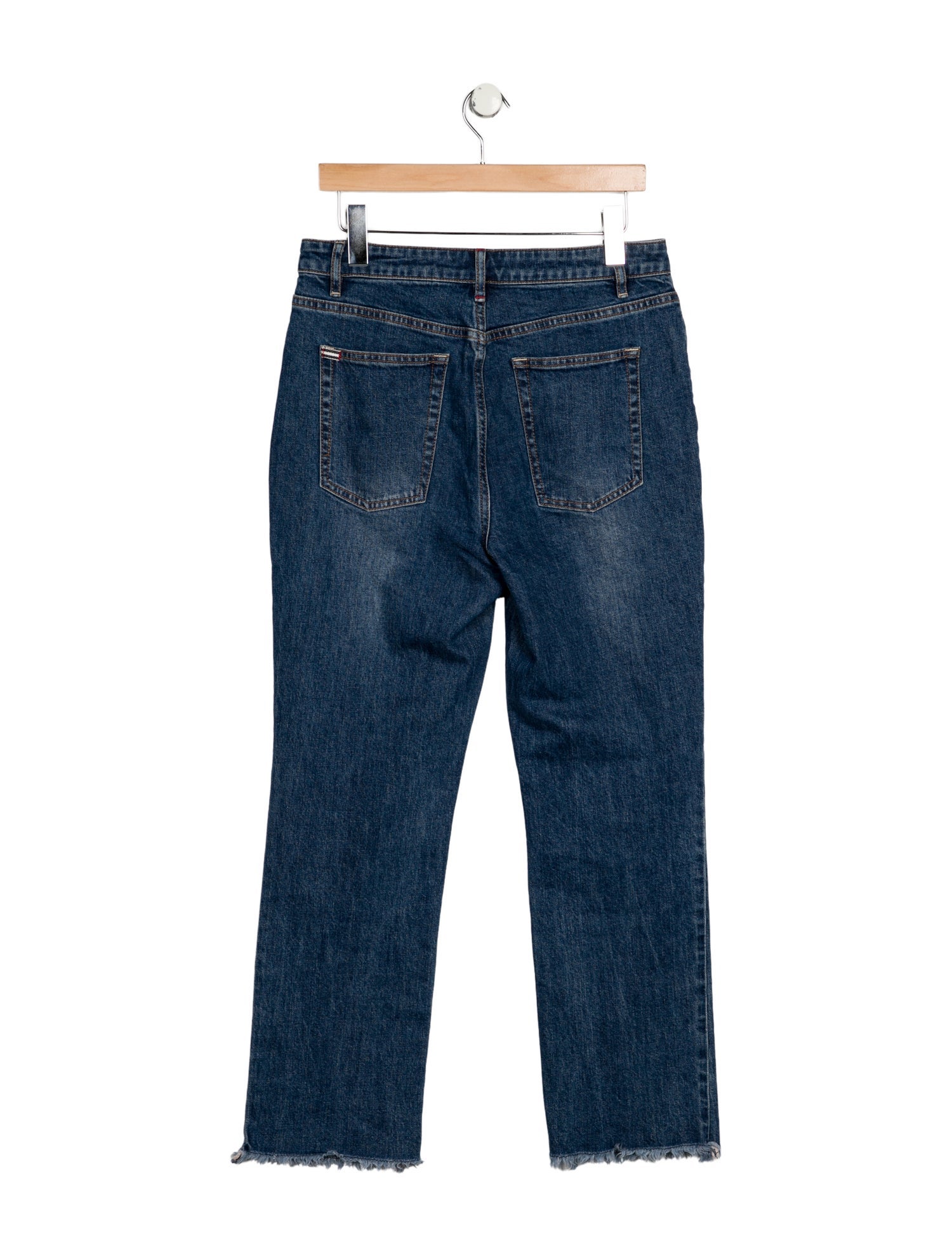 Alice + Olivia High-Rise Straight Leg Jeans