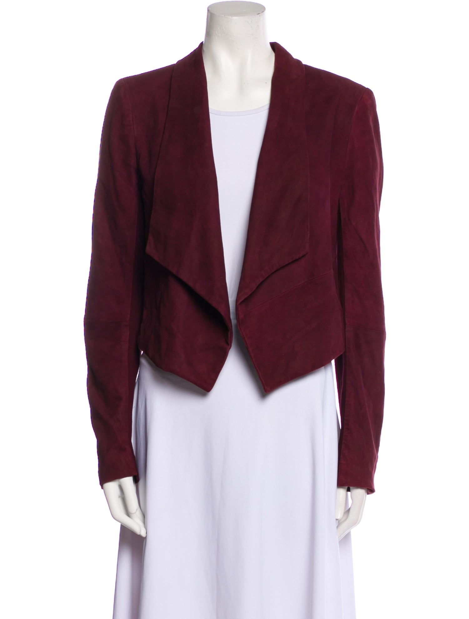 Alice + Olivia Goat Leather Evening Jacket