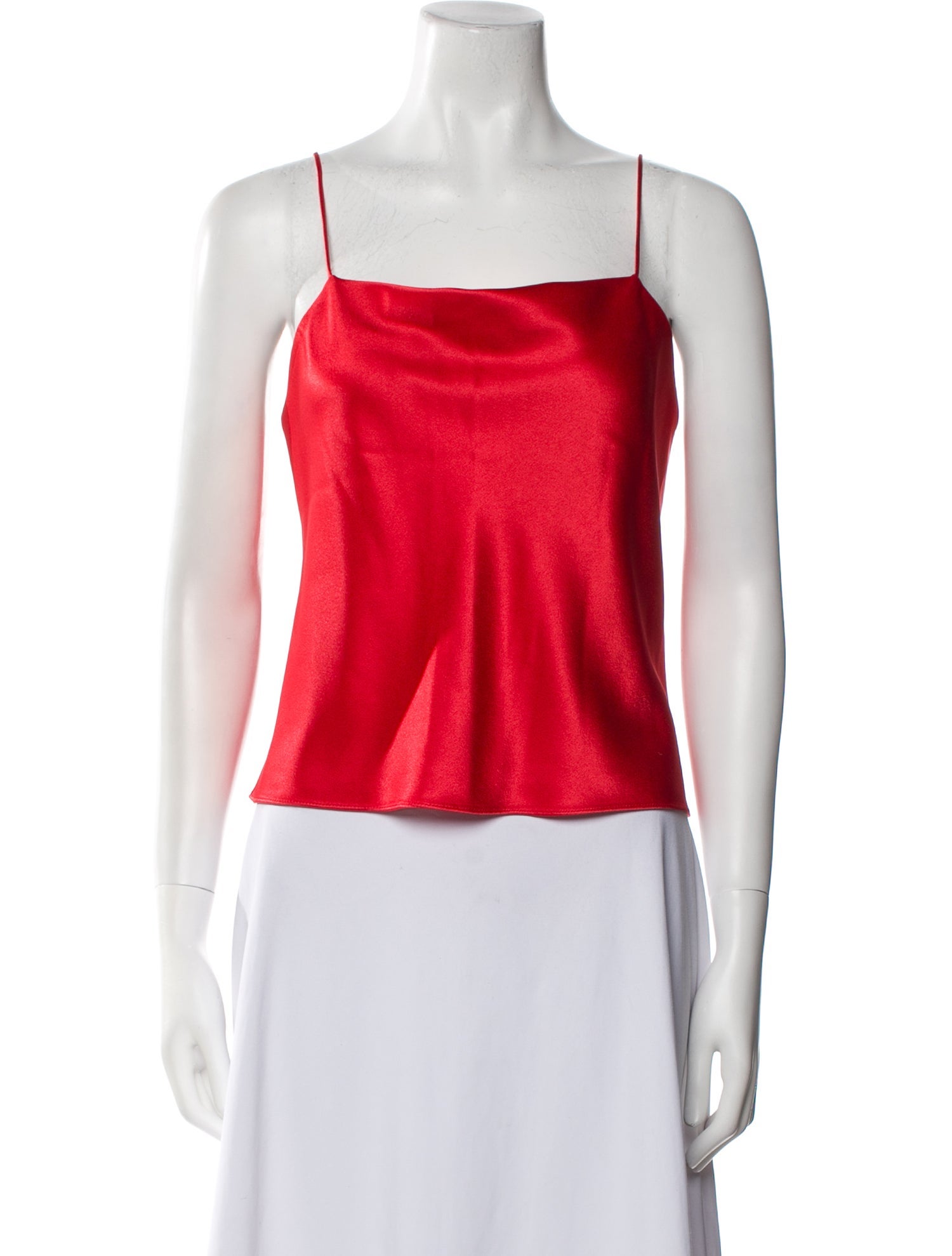 Alice + Olivia Square Neckline Sleeveless Crop Top