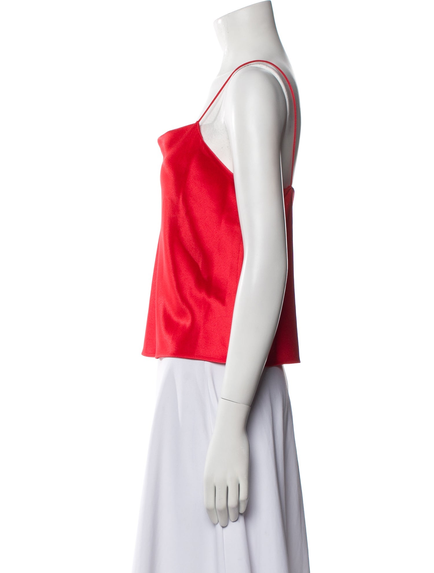 Alice + Olivia Square Neckline Sleeveless Crop Top