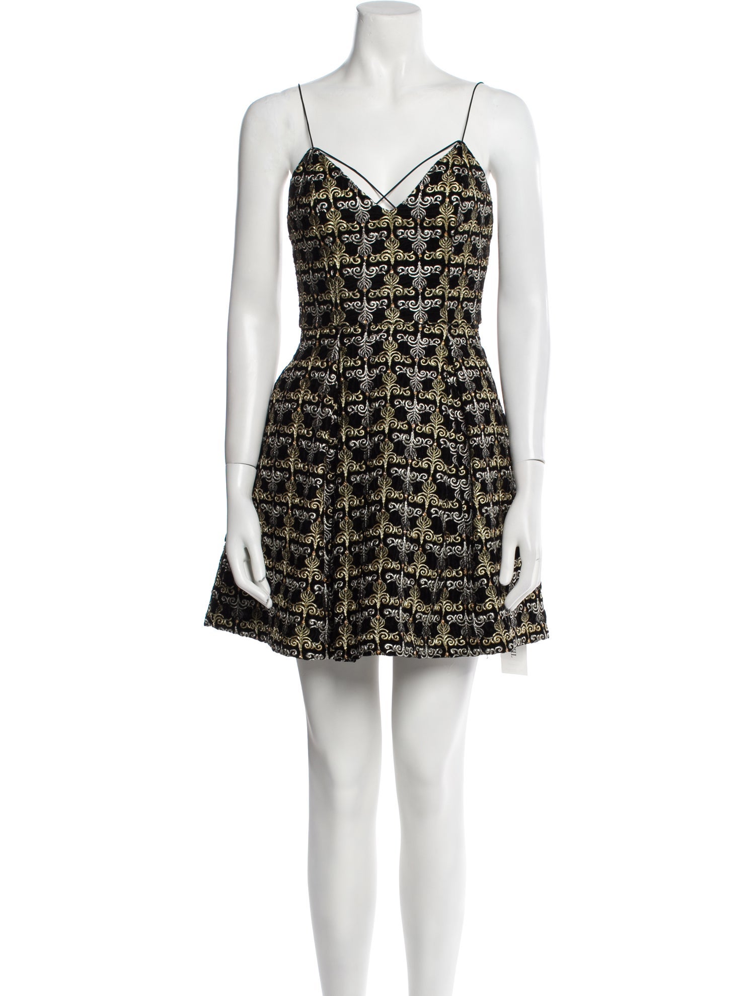 Alice + Olivia Floral Print Mini Dress