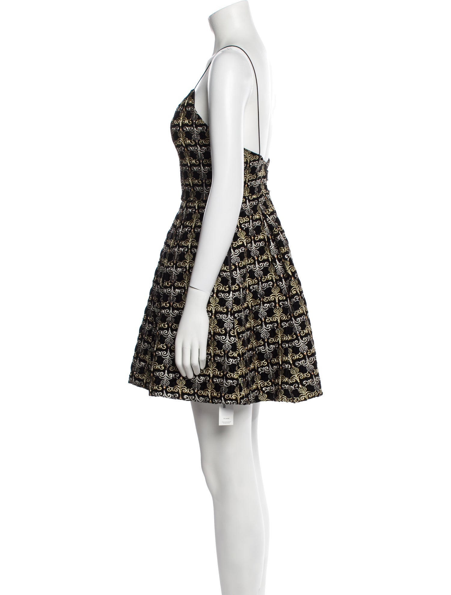 Alice + Olivia Floral Print Mini Dress