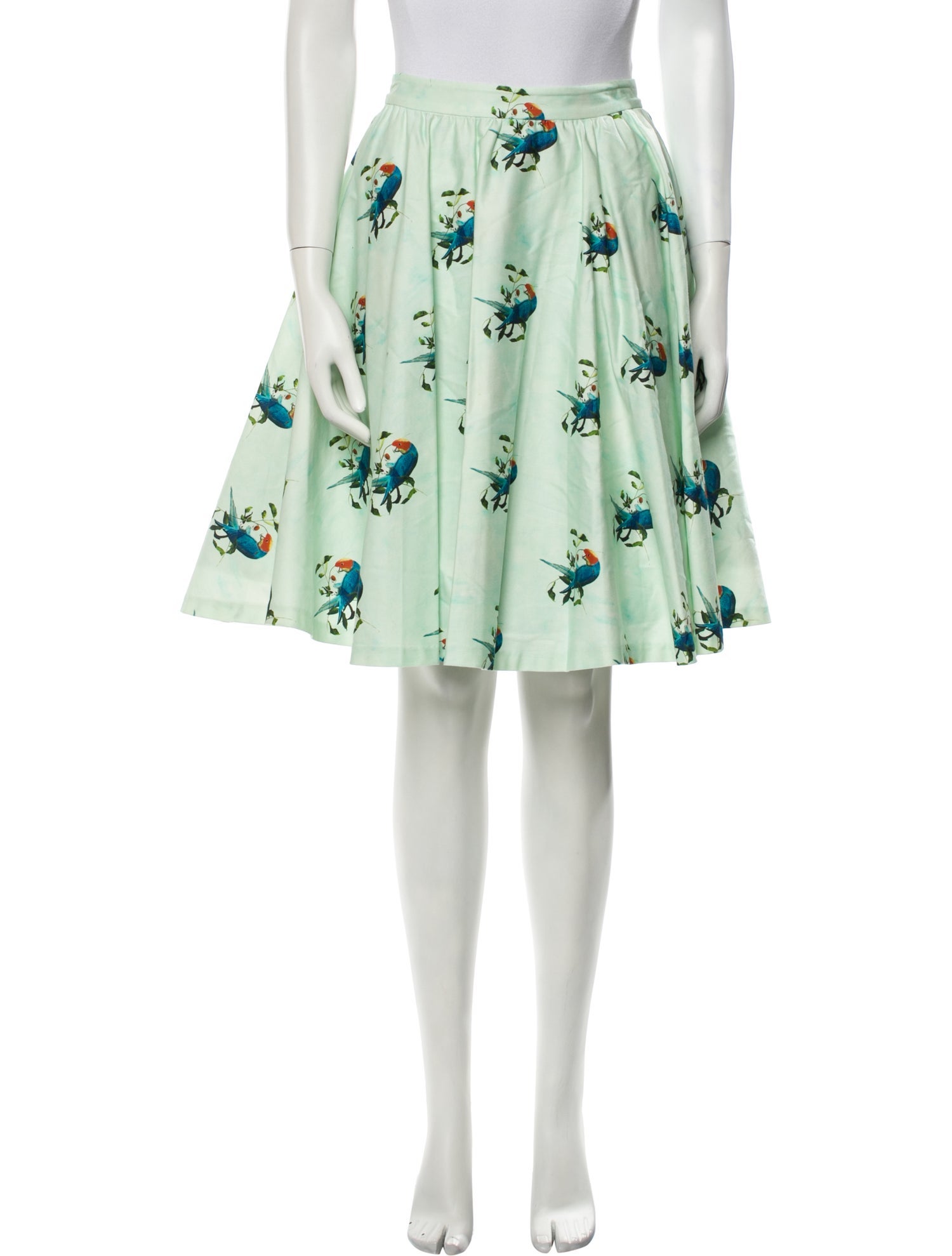 Alice + Olivia Printed Knee-Length Skirt