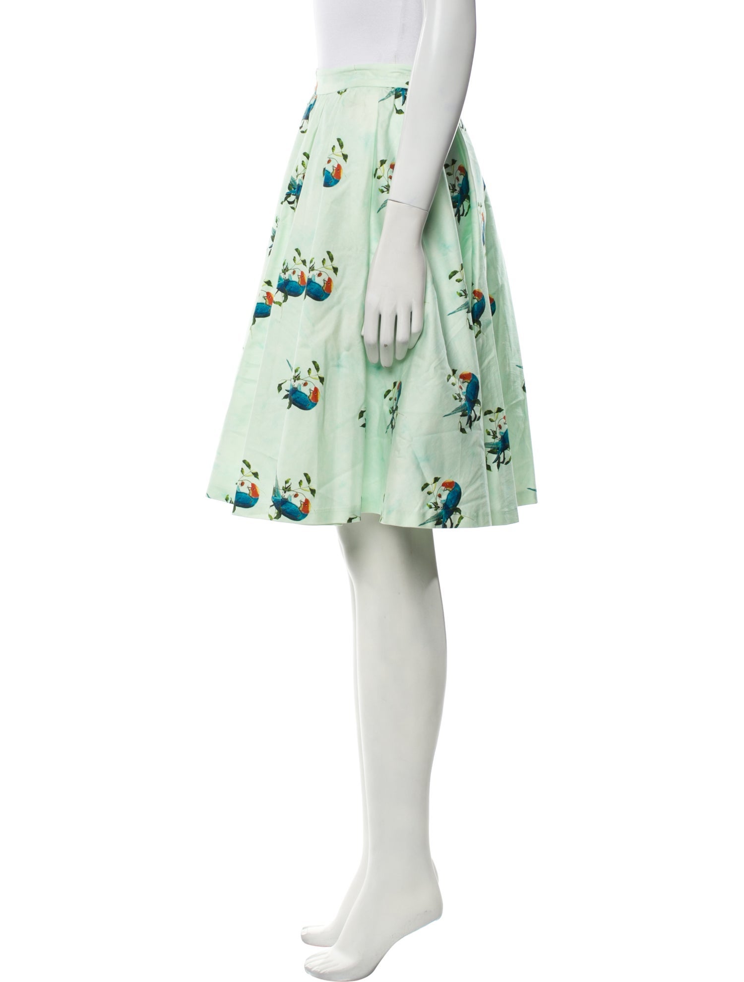 Alice + Olivia Printed Knee-Length Skirt