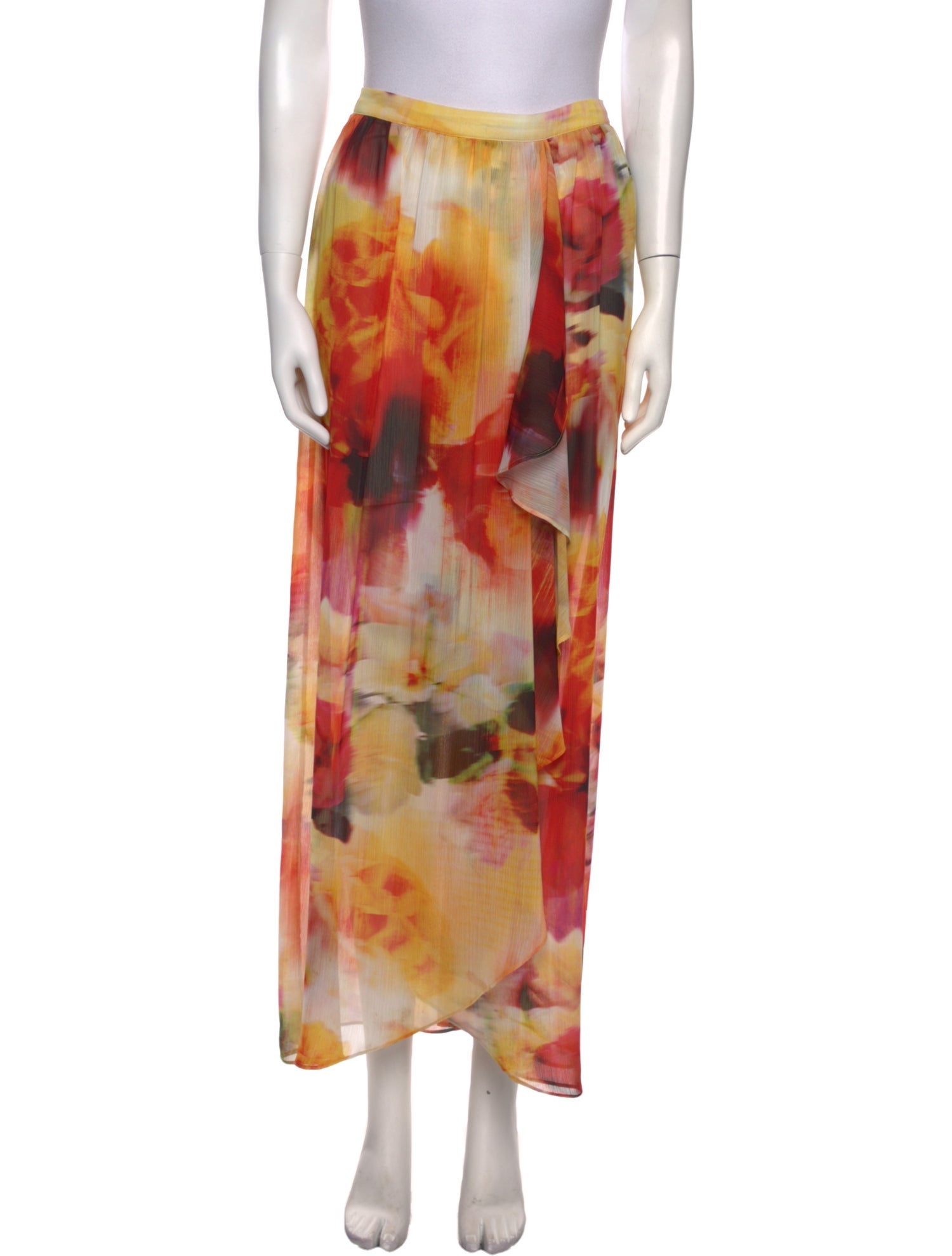 Alice + Olivia Printed Long Skirt