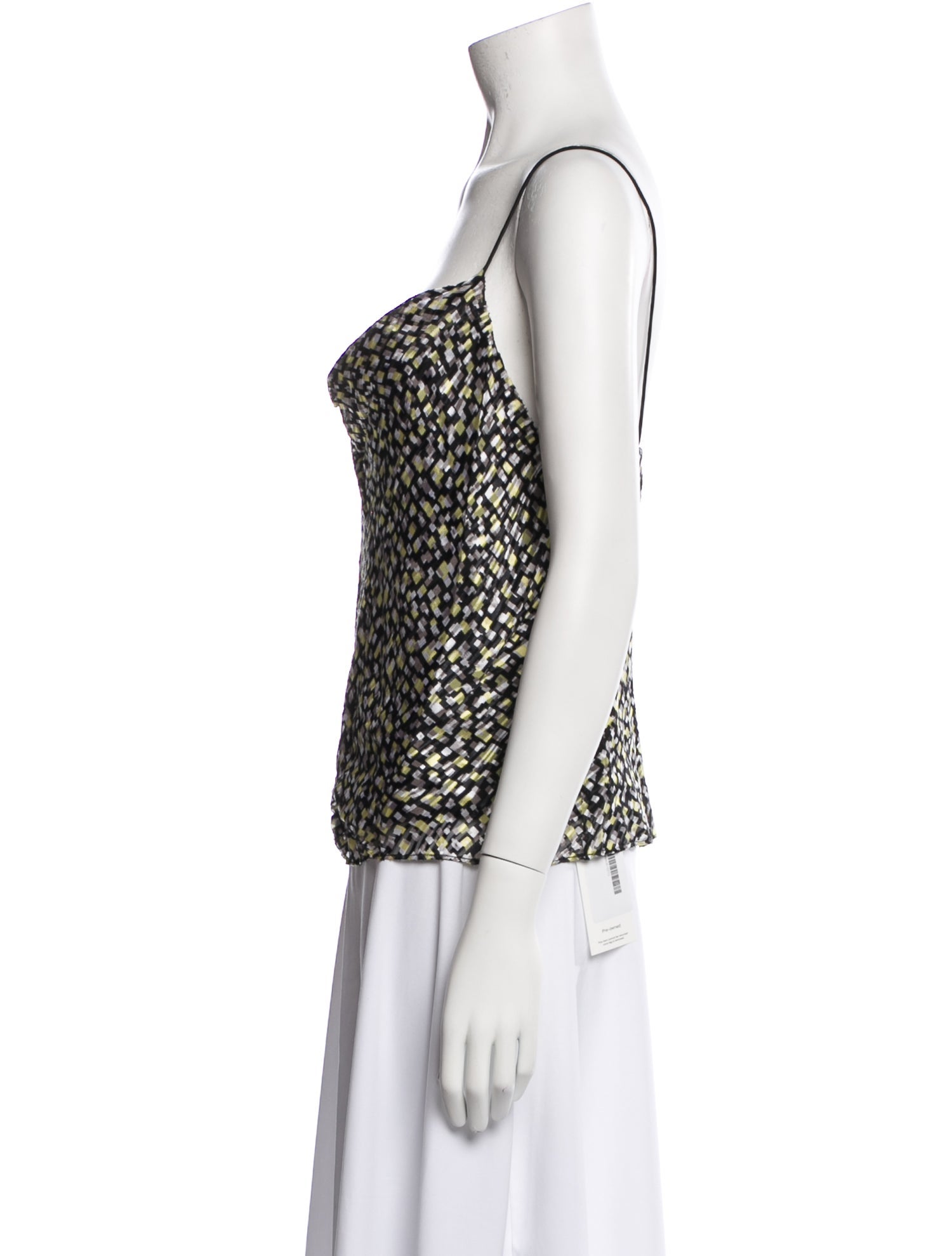 Alice + Olivia Printed Scoop Neck Top