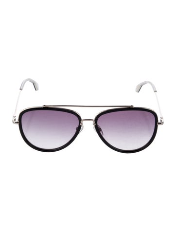 Alice + Olivia Sunglasses Aviator Gradient