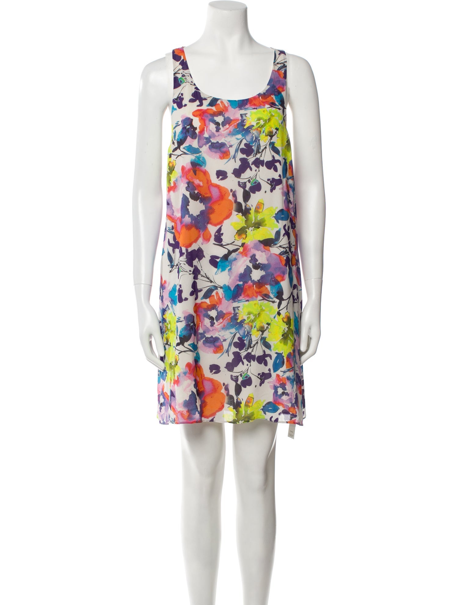 Alice + Olivia Silk Mini Dress