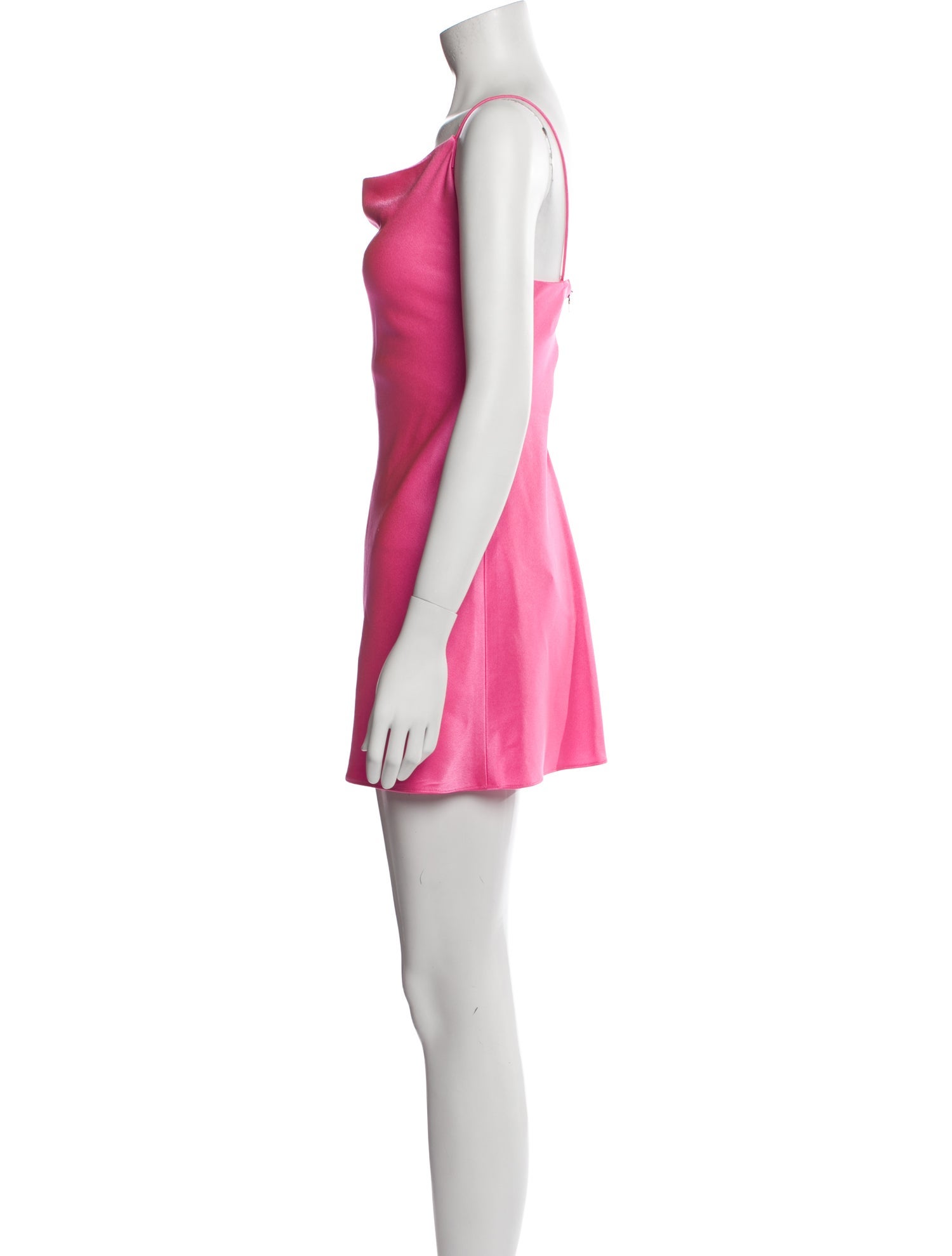Alice + Olivia Cowl Neck Mini Dress