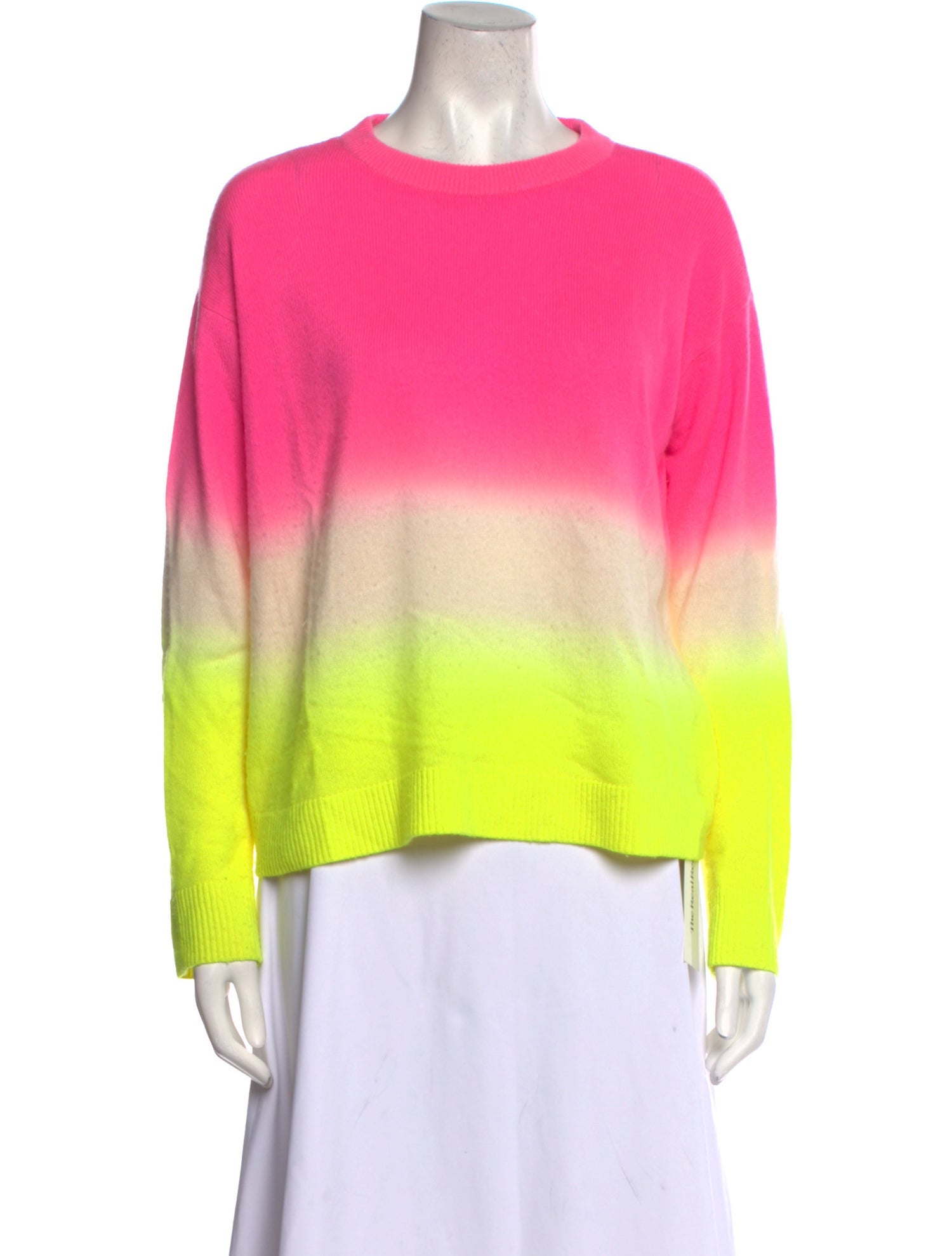 Alice + Olivia Cashmere Colorblock Pattern Sweater