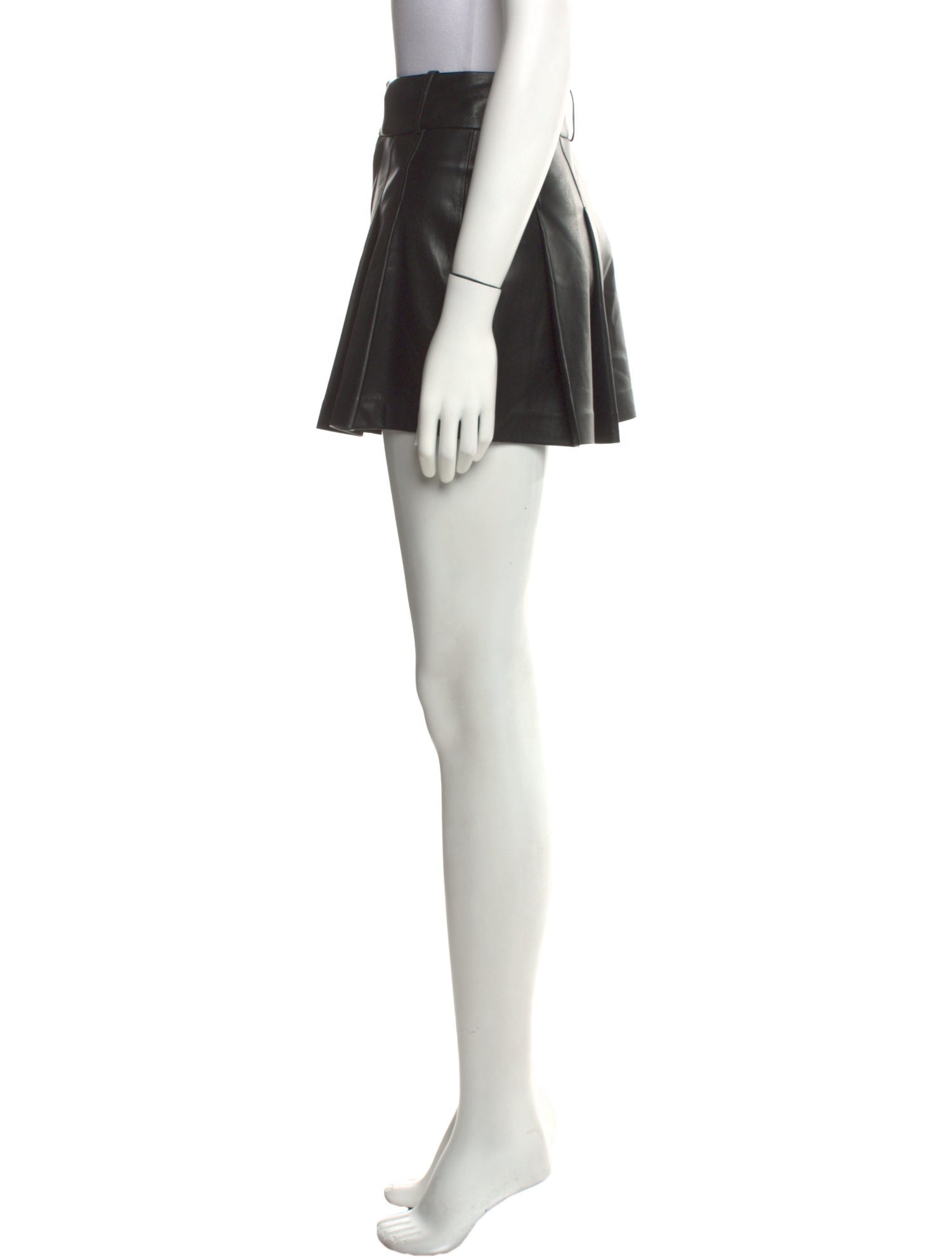 Alice + Olivia Faux Leather Mini Shorts w/ Tags