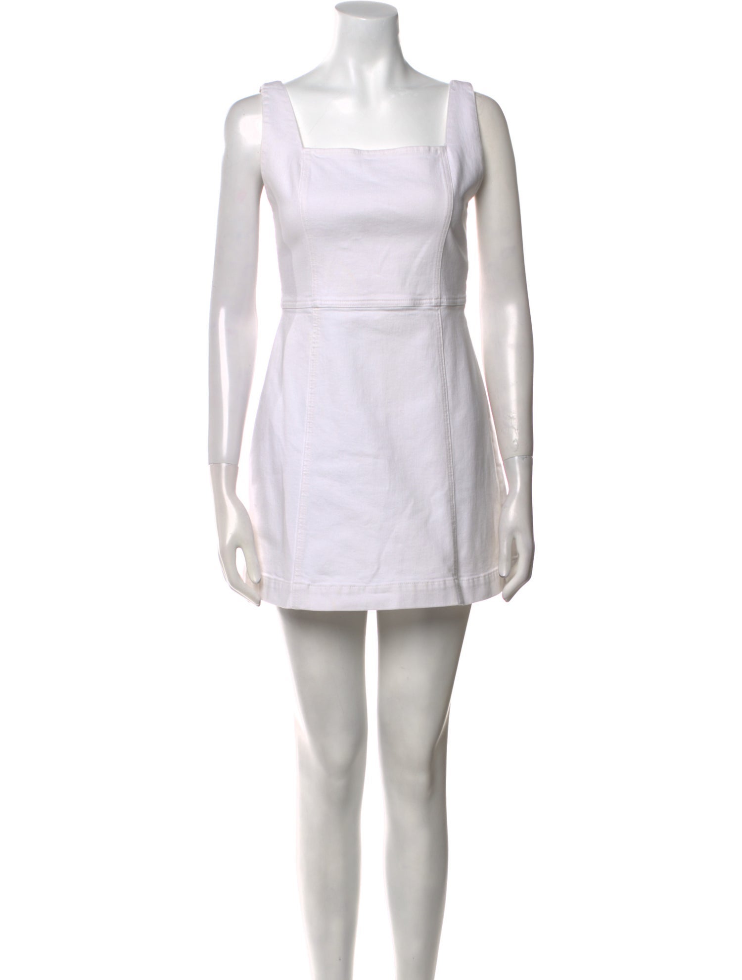 Alice + Olivia Square Neckline Mini Dress