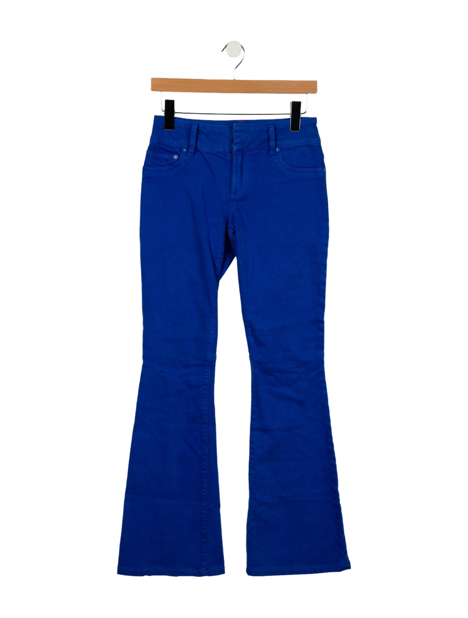 Alice + Olivia Mid-Rise Wide Leg Jeans