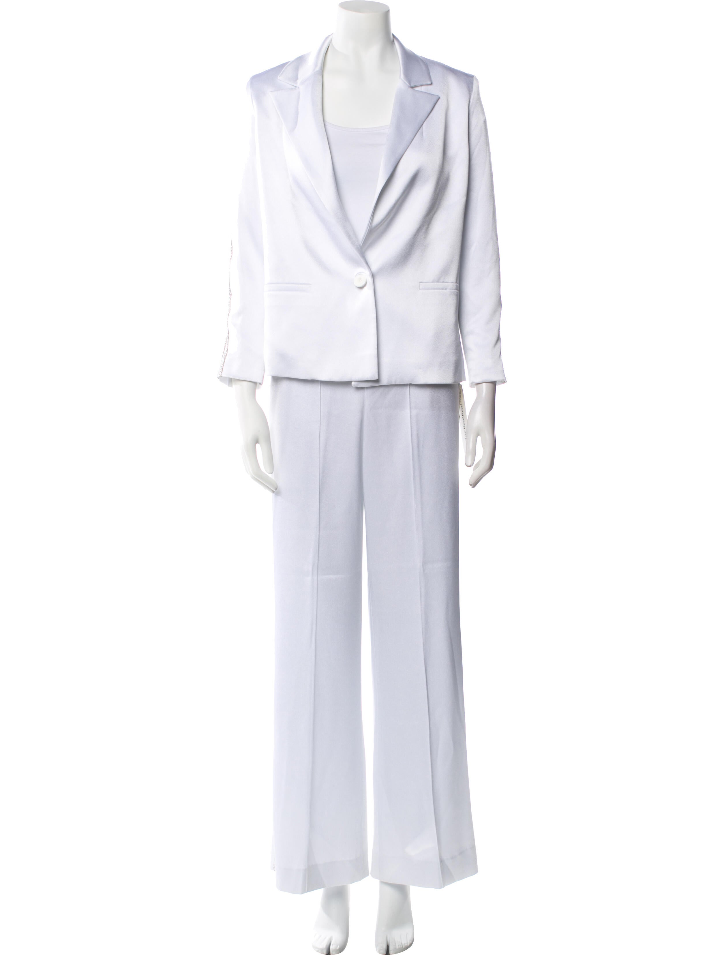 Alice + Olivia Crystal Embellishments Pantsuit