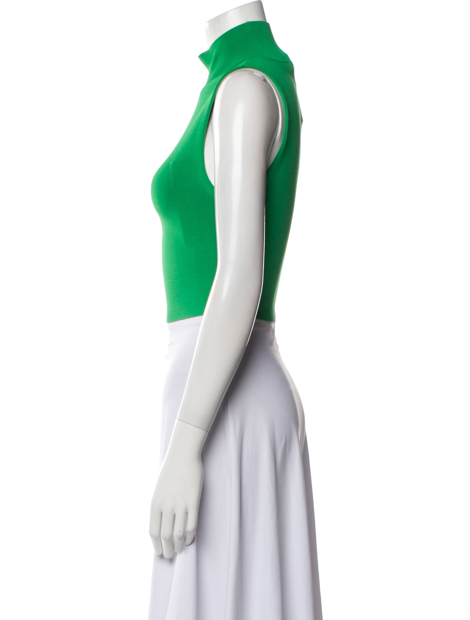 Alice + Olivia Mock Neck Sleeveless Crop Top w/ Tags