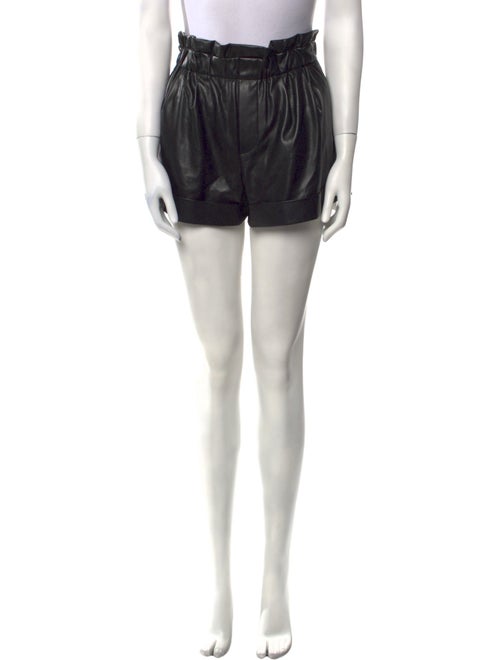 Alice + Olivia Faux Leather Mini Shorts
