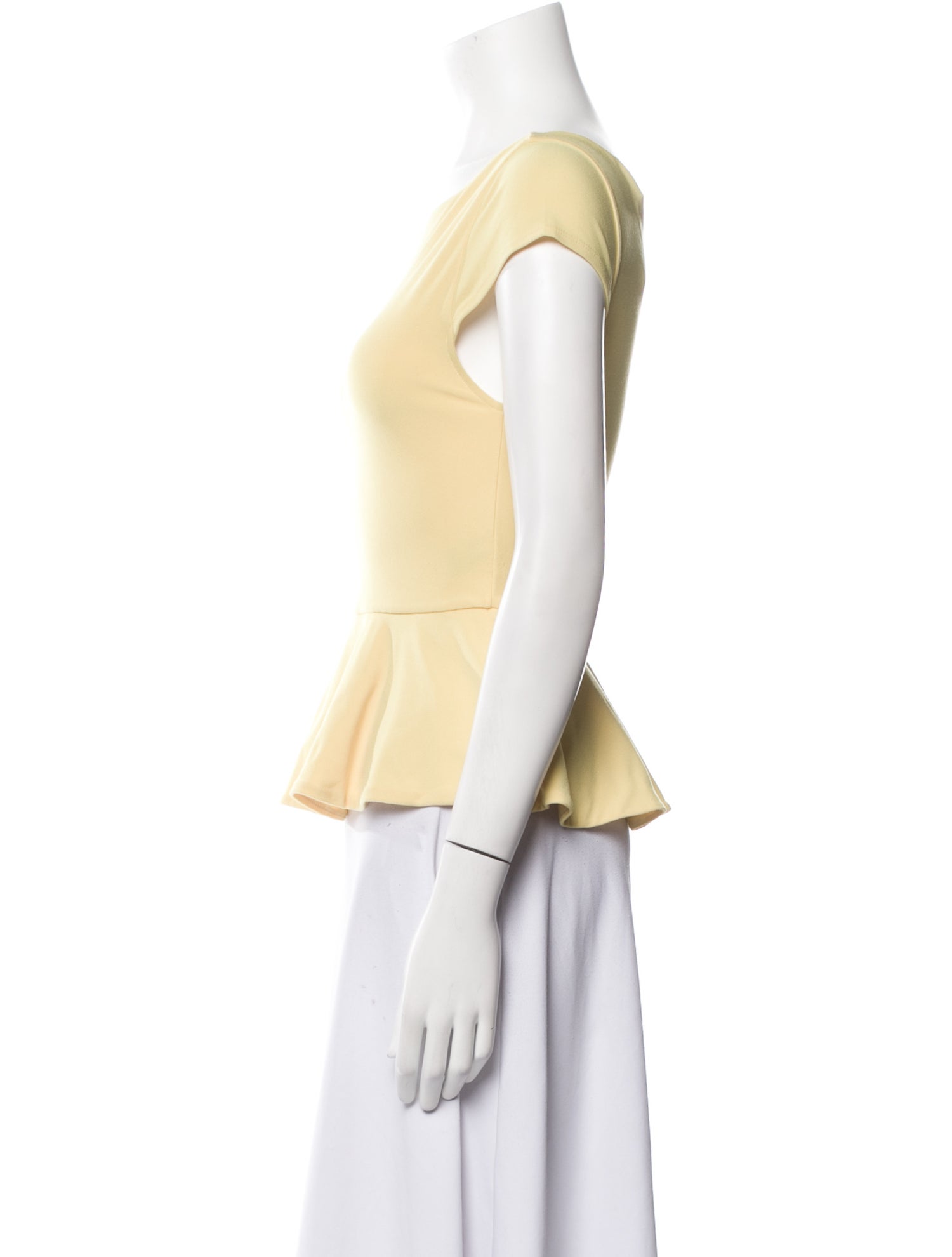 Alice + Olivia Scoop Neck Short Sleeve Top