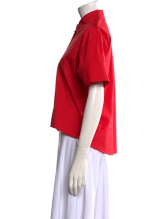 Alice + Olivia Short Sleeve Crop Top