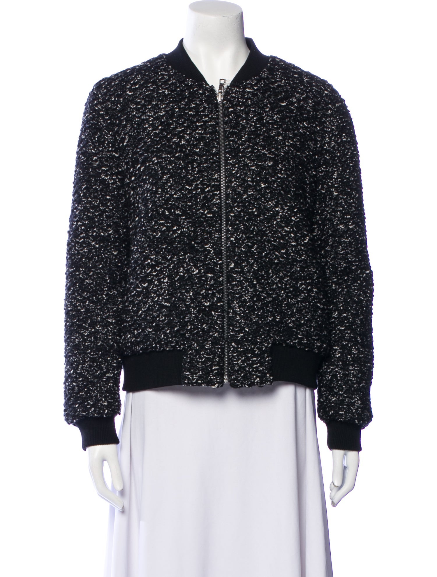 Alice + Olivia Wool Printed Evening Jacket