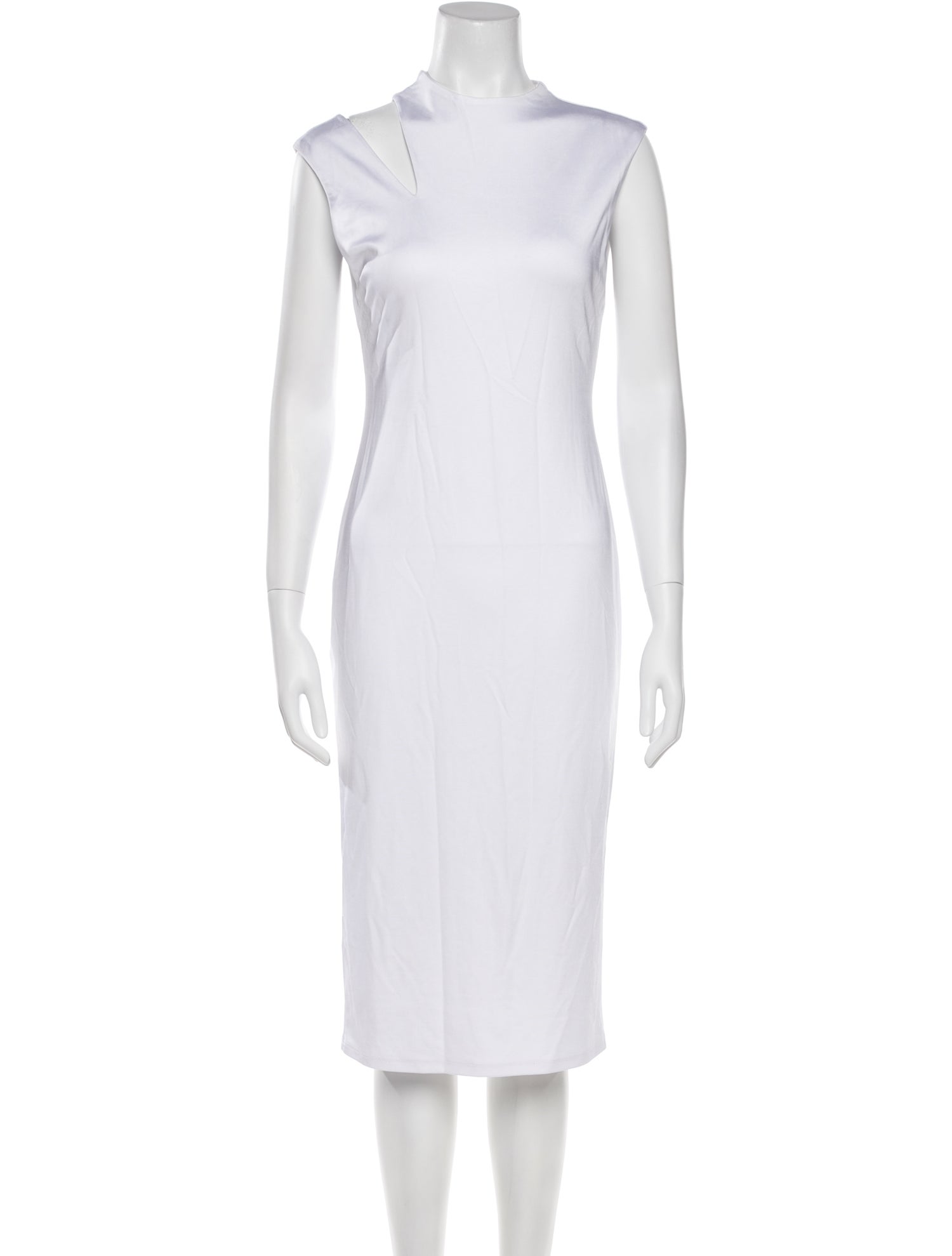 Alice + Olivia Square Neckline Midi Length Dress