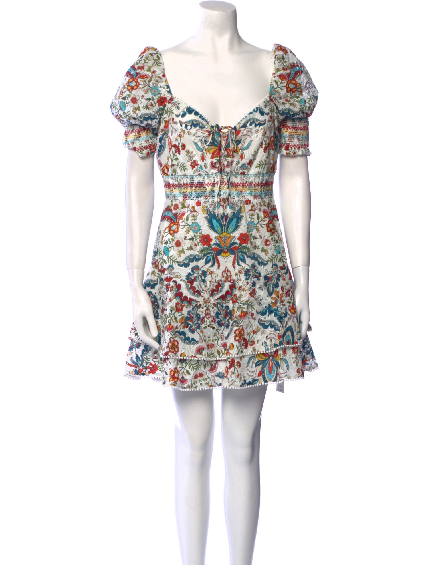 Alice + Olivia Floral Print Mini Dress