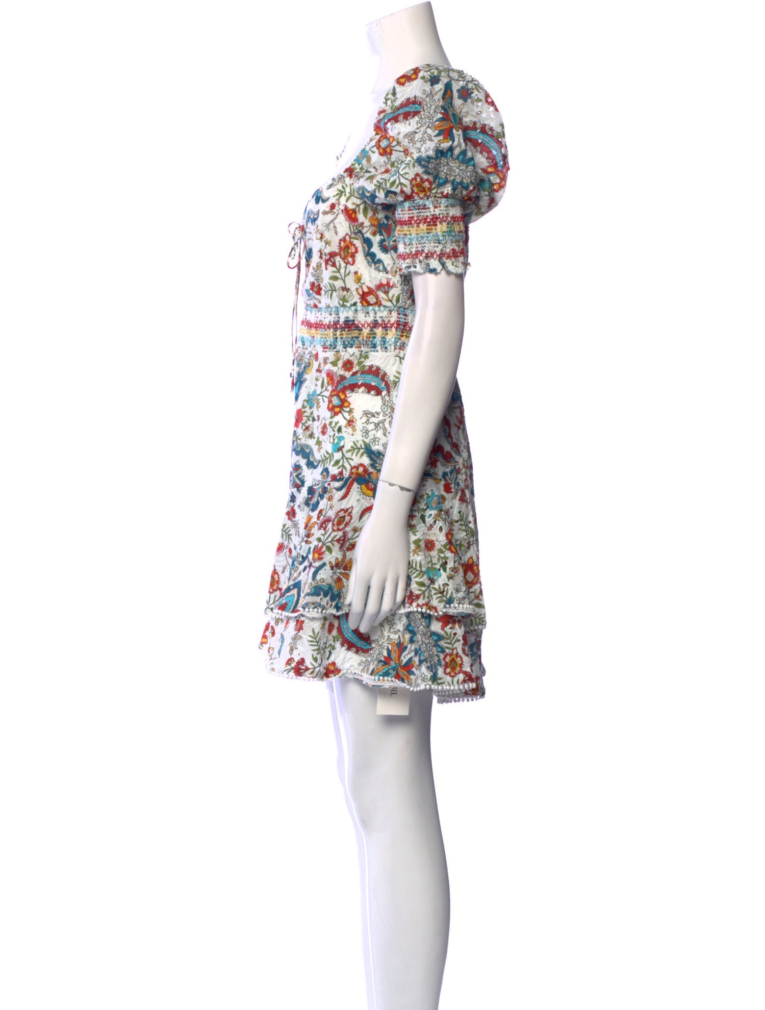 Alice + Olivia Floral Print Mini Dress