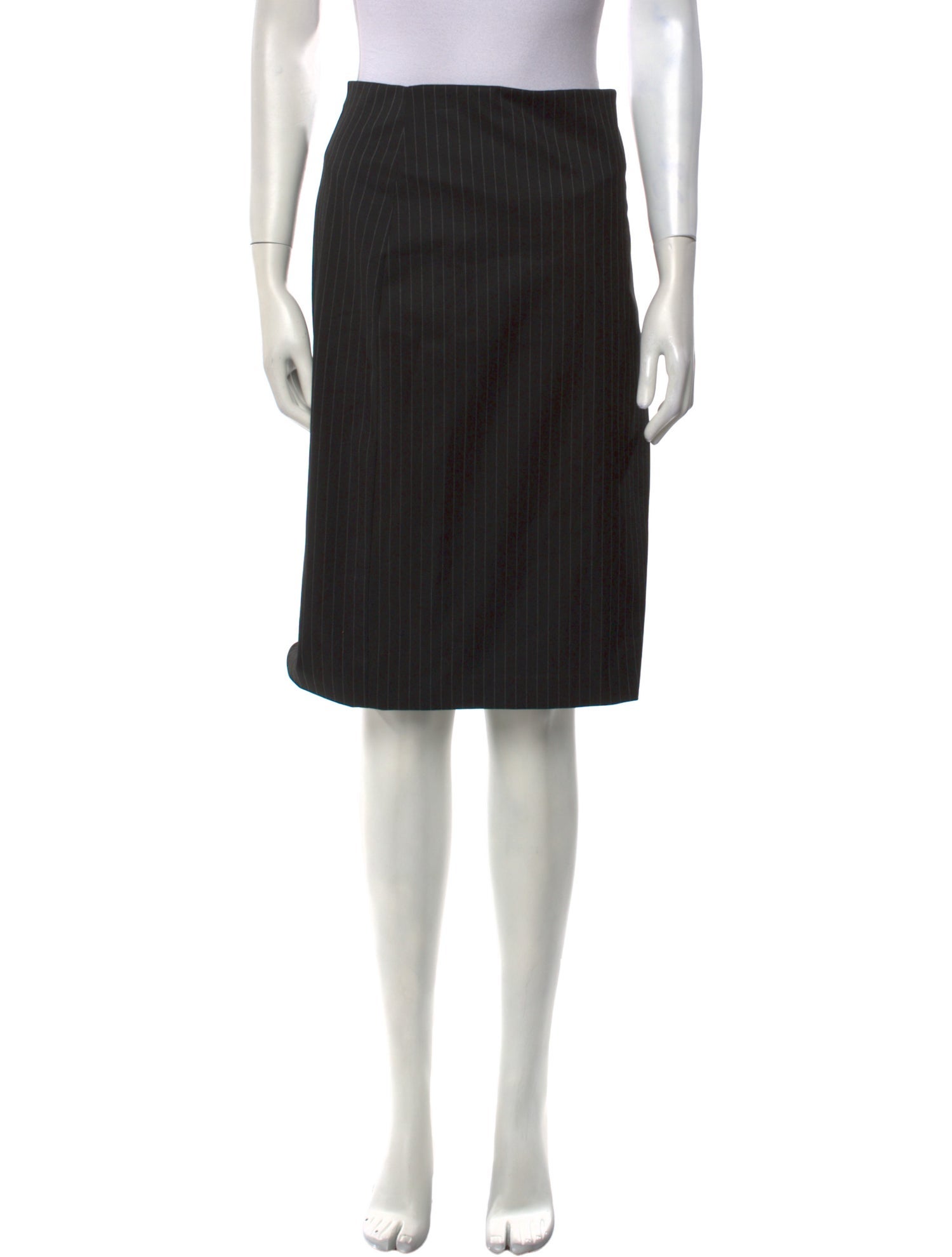 Alice + Olivia Striped Knee-Length Skirt