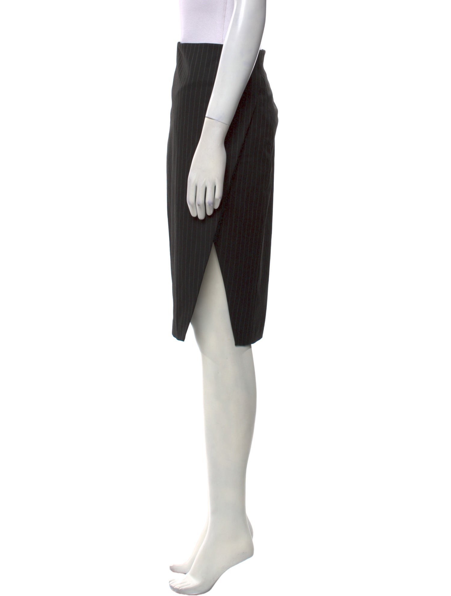 Alice + Olivia Striped Knee-Length Skirt