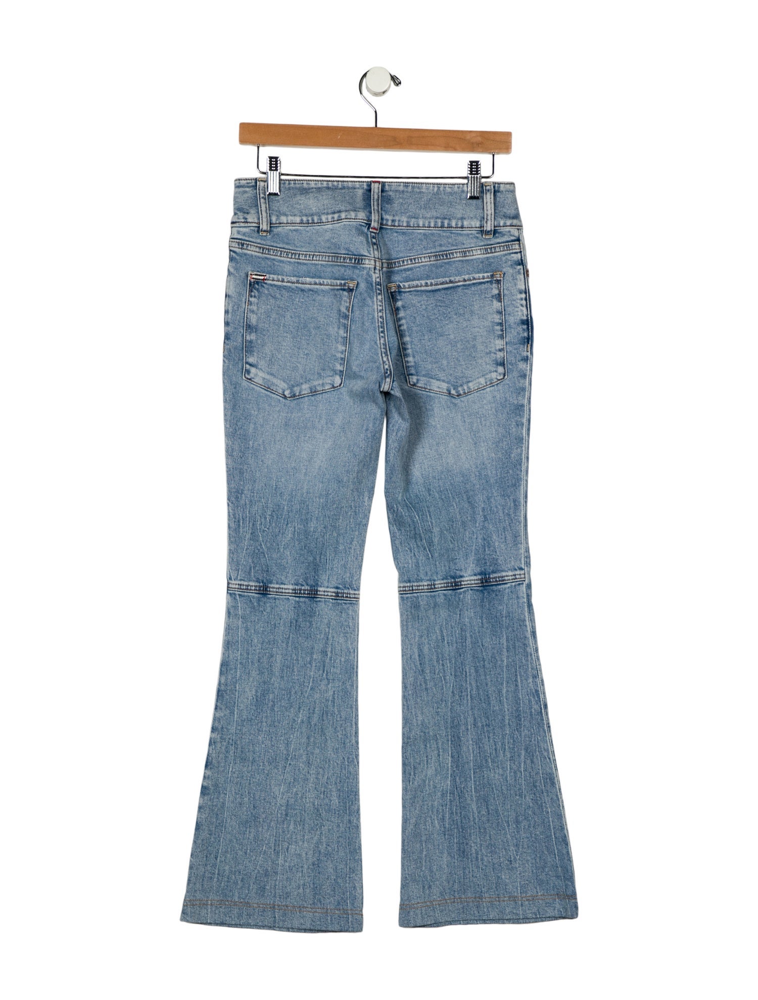Alice + Olivia Mid-Rise Wide Leg Jeans