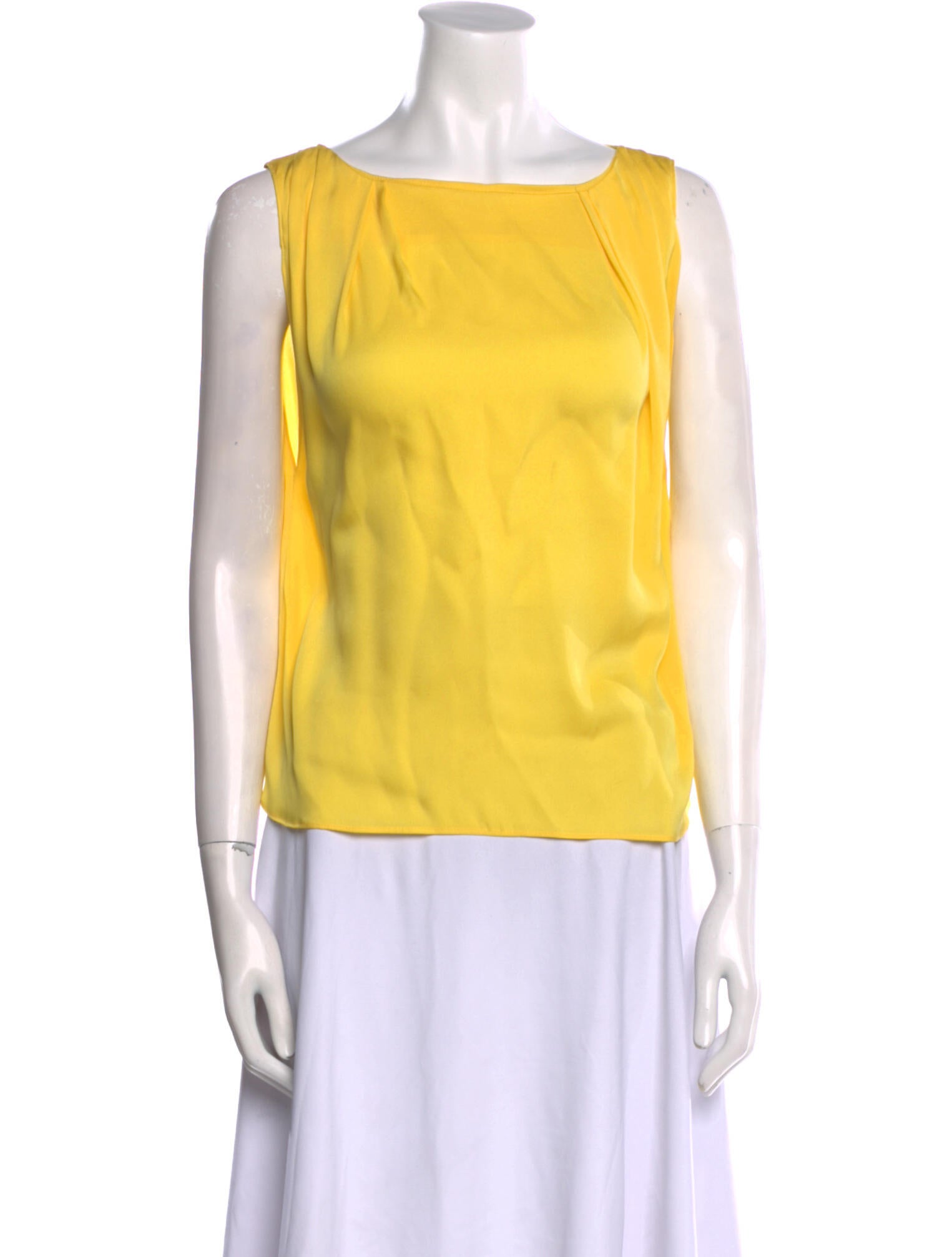 Alice + Olivia Silk Bateau Neckline Top