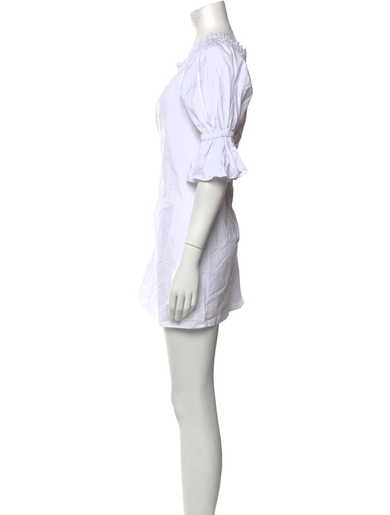 Alice + Olivia Bateau Neckline Mini Dress