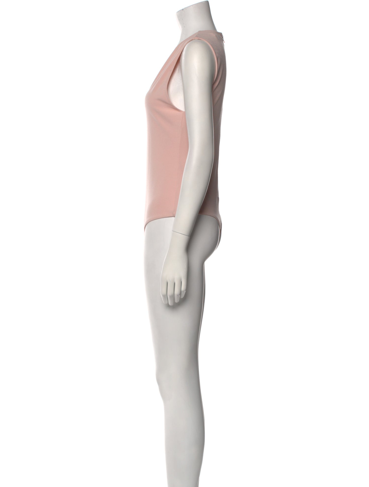 Alice + Olivia Plunge Neckline Sleeveless Bodysuit