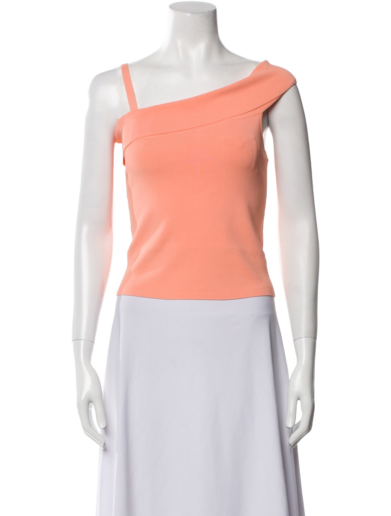 Alice + Olivia Asymmetrical Sleeveless Crop Top