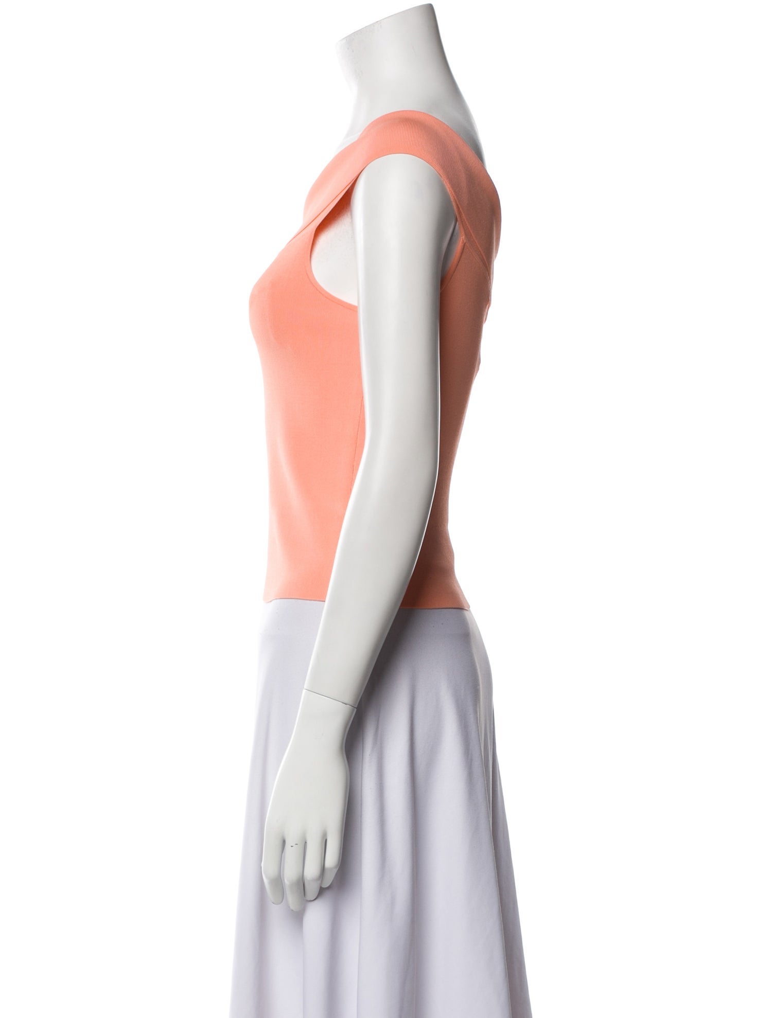 Alice + Olivia Asymmetrical Sleeveless Crop Top