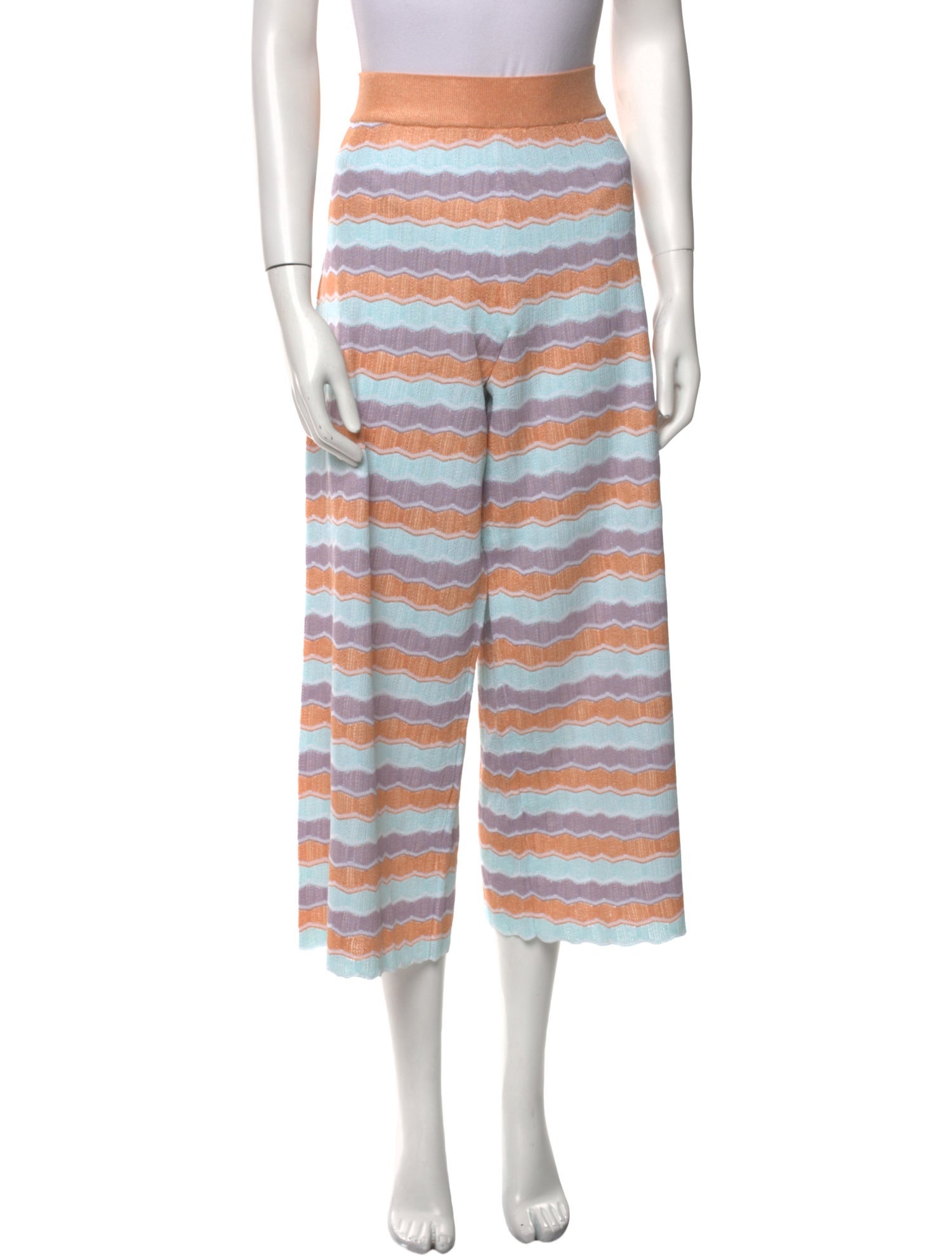 Alice + Olivia Striped Wide Leg Pants w/ Tags